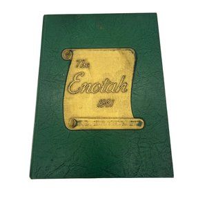 Vintage 1961 Young Harris College Enotah Yearbook Hardcover Georgia College Life